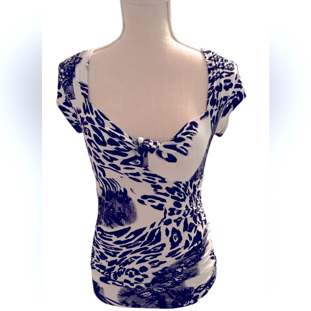 Animal print top